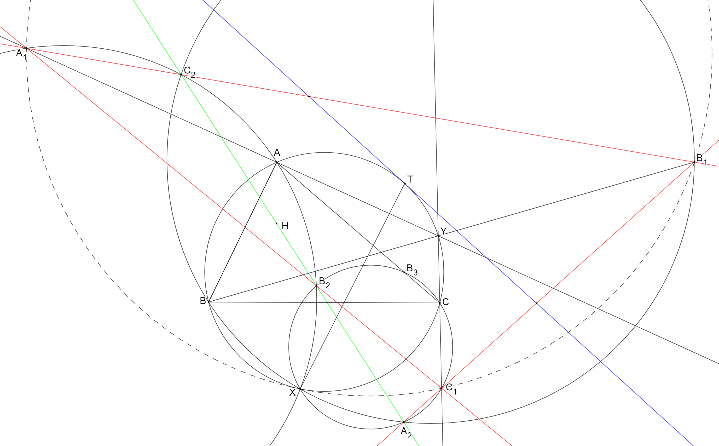 IMO2011/6: Miquel circles and Steiner line – T's Lab